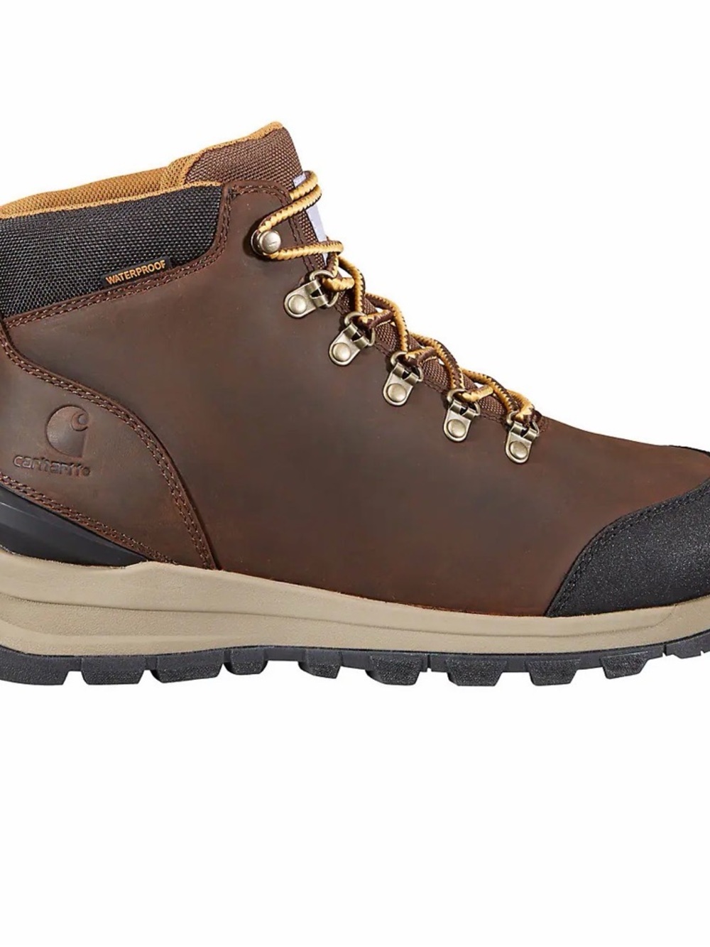 Carhartt Gilmore Men’s Brown Waterproof Alloy Toe Work Hiker Boots - Picture 2 of 3